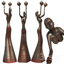 Afrikanskay statuetka
